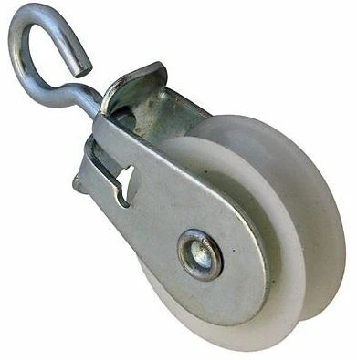 Round Nylon Ball Bearing Wheel Roller U Groove CNC Guiding Hole