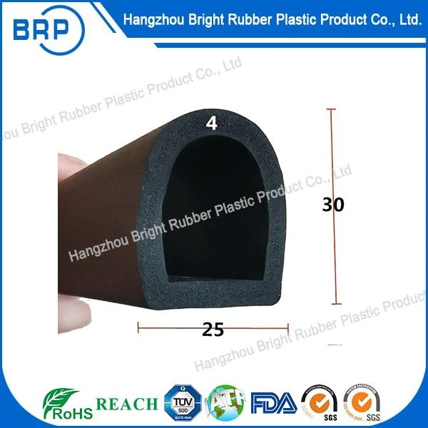 D-Type EPDM Rubber Sponge Self-adhesive Strip