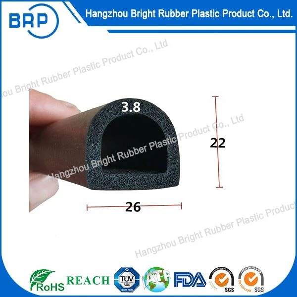 D-Type EPDM Rubber Sponge Self-adhesive Strip